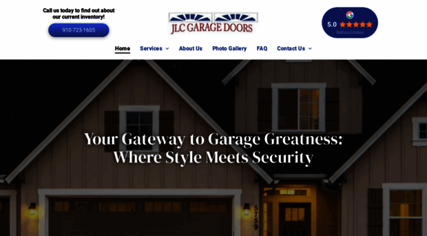 jlcgaragedoorsnc.com