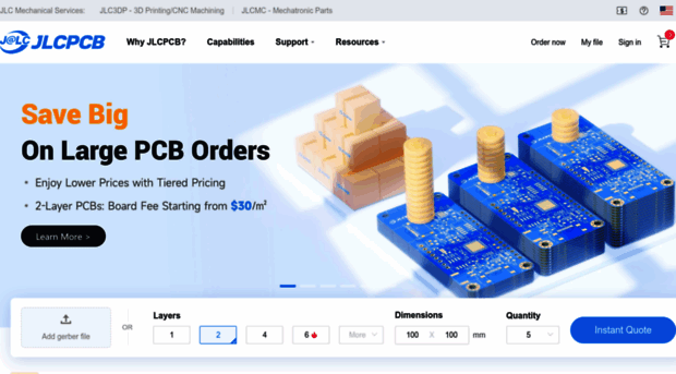 PCB Prototype & PCB Fabrication Manufacturer - JLCPCB