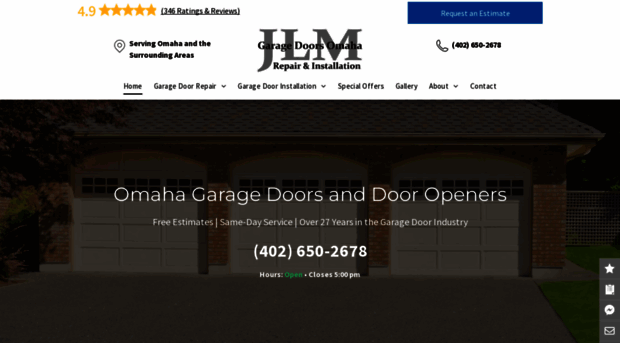 jlmgaragedoorsomaha.com