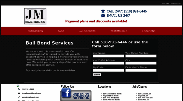 jmbailbonds.com