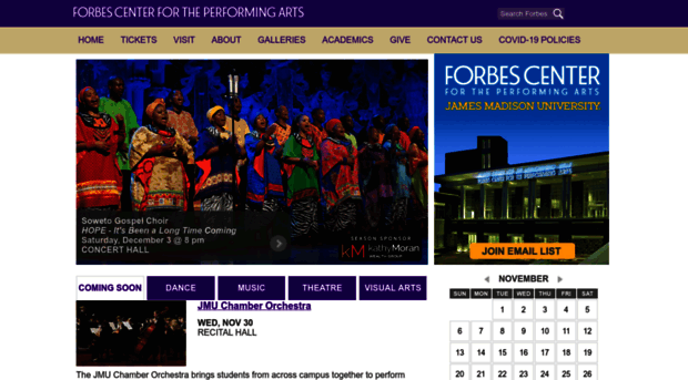 jmuforbescenter.com