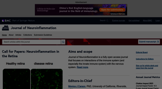 jneuroinflammation.biomedcentral.com