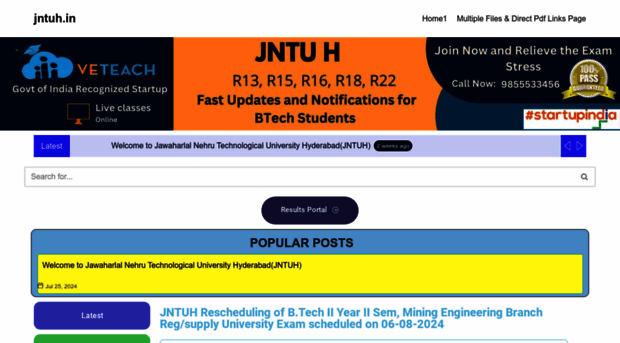 jntuh.in