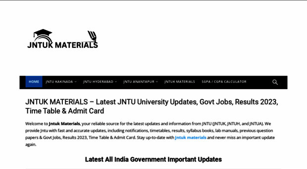 jntukmaterials.in