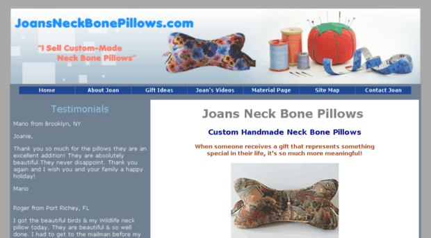 joans-neck-bone-pillows.com