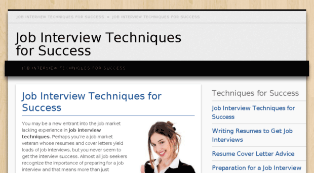 job-interview-techniques-for-success.com