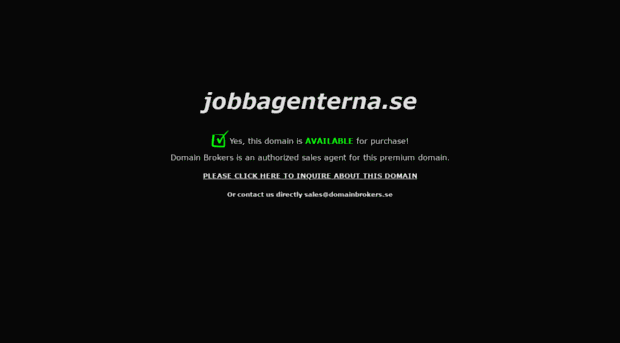 jobbagenterna.se