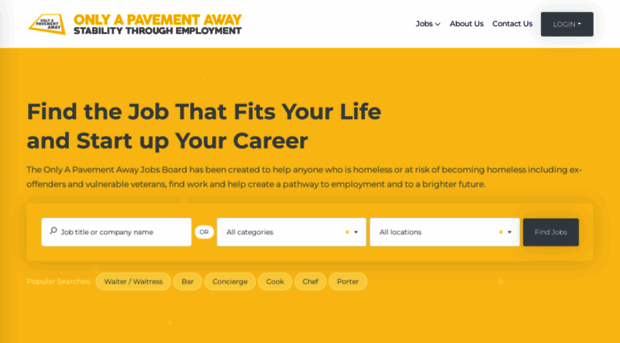 jobboard.onlyapavementaway.co.uk