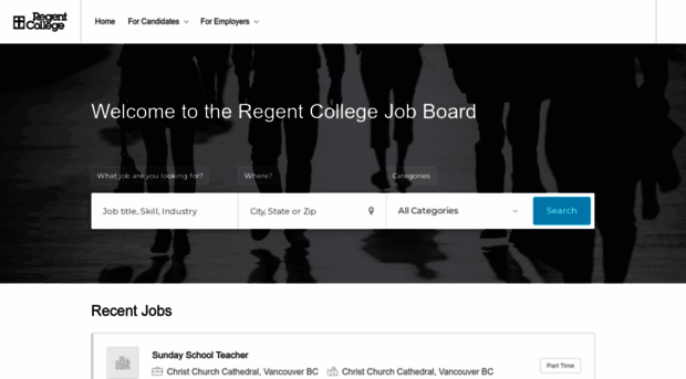 jobboard.regent-college.edu