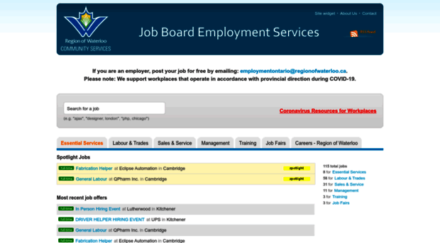 jobboard.regionofwaterloo.ca