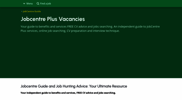 jobcentreguide.co.uk