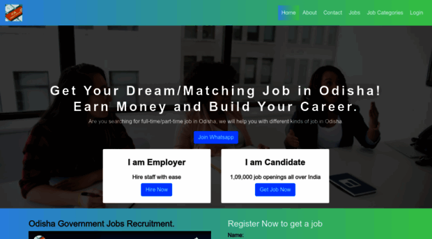 jobinodisha.com