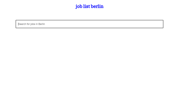 joblistberlin.com