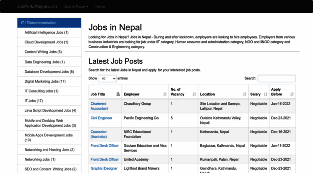 jobportalnepal.com