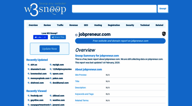 jobpreneur.com.w3snoop.com