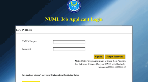 jobprofile.numl.edu.pk