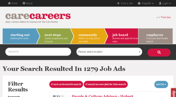 jobs.carecareers.com.au