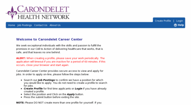 jobs.carondelet.org