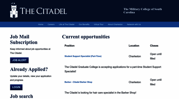 jobs.citadel.edu