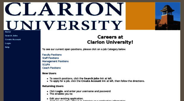 jobs.clarion.edu