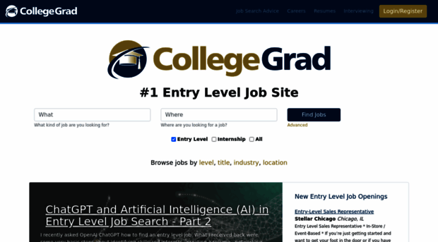 jobs.collegegrad.com