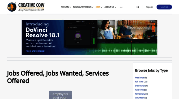 jobs.creativecow.net