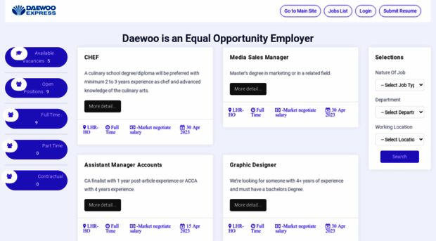 jobs.daewoo.com.pk