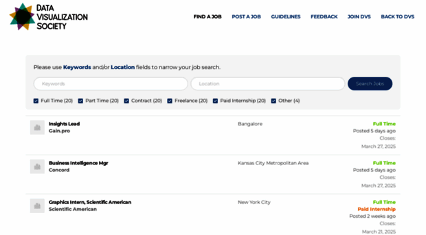 jobs.datavisualizationsociety.org