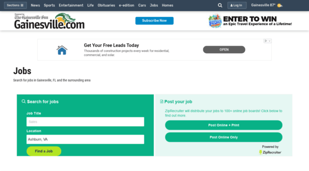 jobs.gainesville.com