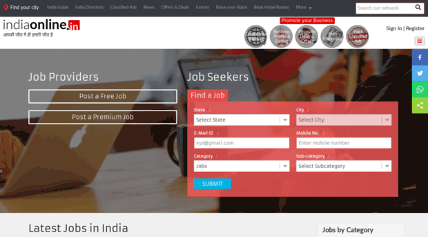 jobs.indiaonline.in