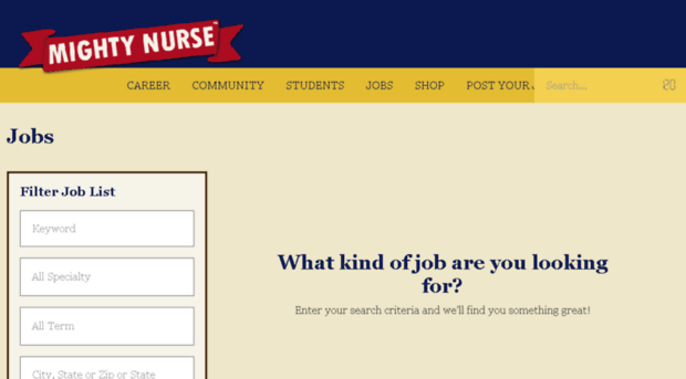 jobs.mightynurse.com