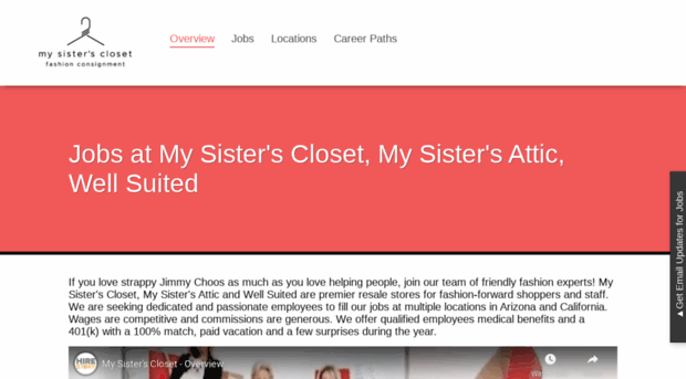 jobs.mysisterscloset.com