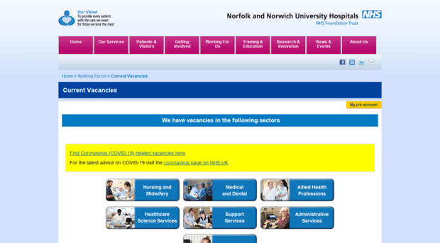 jobs.nnuh.nhs.uk