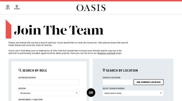 jobs.oasis-stores.com