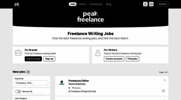 jobs.peakfreelance.com