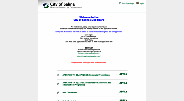 jobs.salina-ks.gov