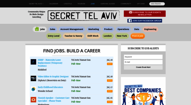 jobs.secrettelaviv.com
