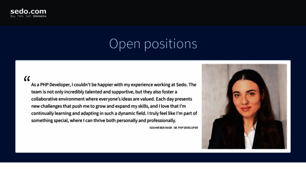 jobs.sedo.com