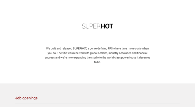 jobs.superhotgame.com