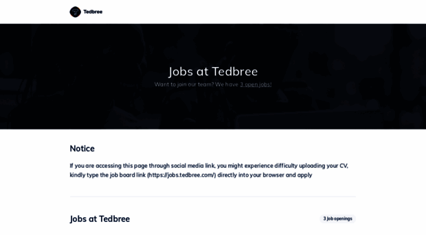 jobs.tedbree.com