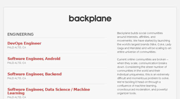 jobs.thebackplane.com