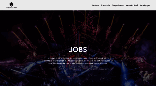 jobs.tomorrowland.com