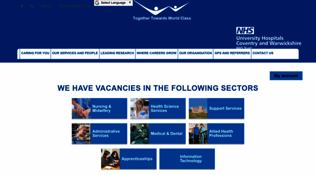 jobs.uhcw.nhs.uk