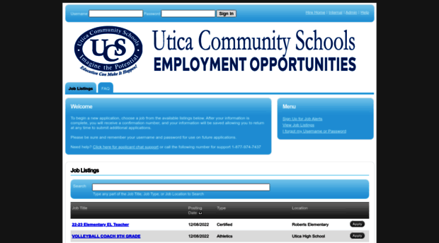 jobs.uticak12.org