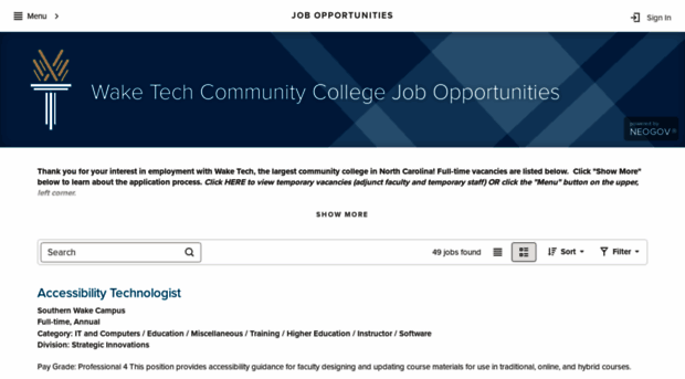 jobs.waketech.edu