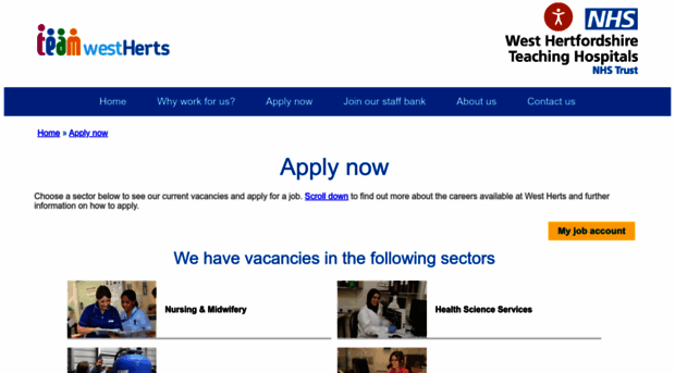 jobs.westhertshospitals.nhs.uk