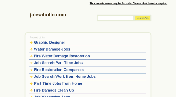 jobsaholic.com