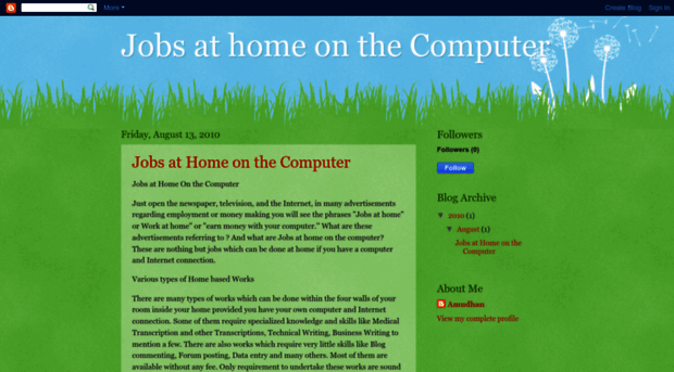 jobsathomeonthecomputer.blogspot.in