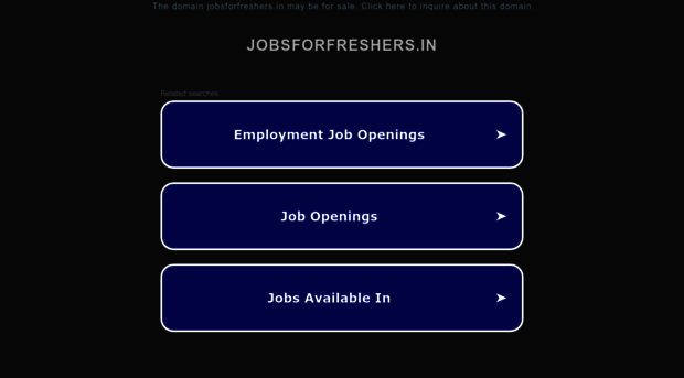 jobsforfreshers.in