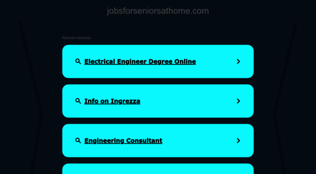 jobsforseniorsathome.com